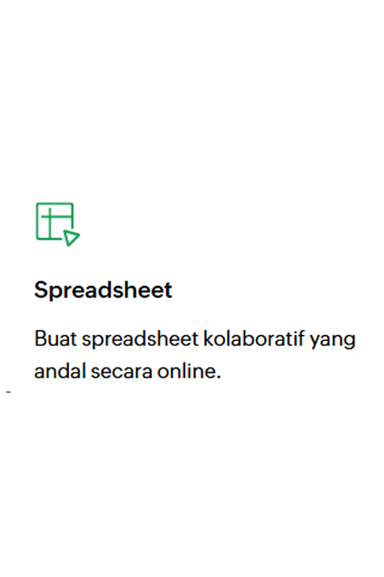 Zoho Sheet Nivora